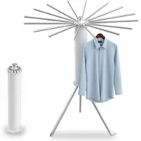 Relaxdays Séchoir à linge extensible Pieuvre