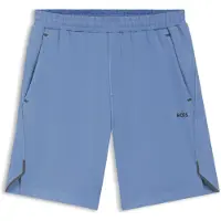 BOSS pour homme. 50531225 Short Active blue (S), Bleu, Casuel, Sport, Polyester