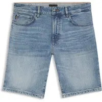 BOSS Re Maine Denim Shorts Bleu 35 Homme
