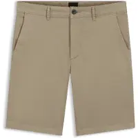 BOSS Short Slim en twill de coton stretch