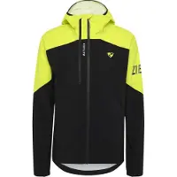 Ziener NEMIL-Z, pour adultes, hommes, noire, vert citron, veste, cyclisme, activités sportives de loisirs