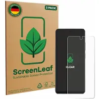 ScreenLeaf Film de protection d'écran, Protection d'écran Écologique, Clear, Anti-Rayures (2 pcs, Oppo A40), Téléphone portable : film de protection, Transparent