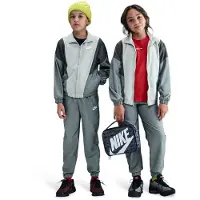 Nike Sportswear Tracksuit Gris 8-10 Years Enfants