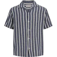 Jack & Jones Chemise 'JWHCoba' bleu marine / blanc