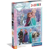 Clementoni Puzzle 2x20 Super Color La Reine des Neiges 24825