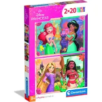 Clementoni Puzzle 2x20 Super Color Princesse 24092