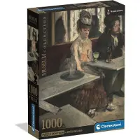 Clementoni , le Puzzle européen Made in Italie Puzzle Museum Collection - Degas : Dans un Café - 1000 pièces