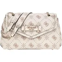 GUESS Silia Convertible Flap Bag Noir