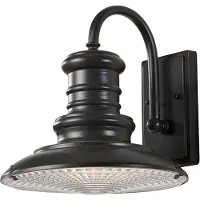 FEISS Applique murale d'extérieur brun foncé E27 60 W Redding Station Feiss