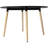 Happy Garden Table ronde 120cm noire MARTHA
