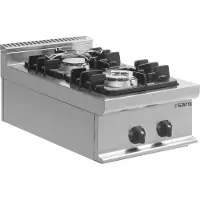 Saro Table de cuisson à gaz modèle E7/Kupg2Bb, dimensions : L 400 x P 700 x H 270