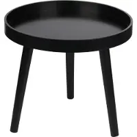24hShop Arti Casa Table d'Appoint Ø40 x 36 cm Table Basse Ronde en Bois - Petite Table de Nuit ou d'Ambiance - Compact pour Salon ou Chambre