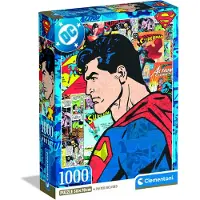 Clementoni , le Puzzle européen Made in Italie Puzzle Superman - 1000 pièces