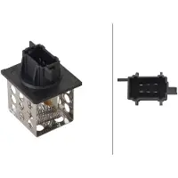 Hella Résistance ventilateur intérieur 12 V 6 pôles pour entre autres PEUGEOT 206