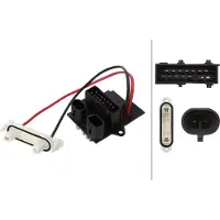 Hella Résistance ventilateur intérieur 12 V 14 broches pour entre autres RENAULT KANGOO