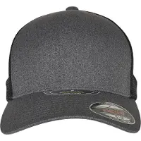 Flexfit Casquette gris foncé / noir