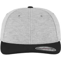 Flexfit Casquette gris chiné / noir