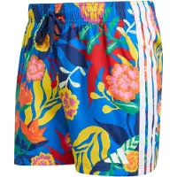 Adidas Boardshorts 'Mexicana Florals' bleu / jaune / rouge / blanc
