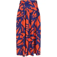 HotSquash Jupe bleu / rouge orangé