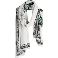 Next Écharpe vert gazon / noir / blanc