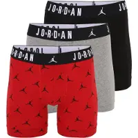 Jordan Lot de 3 boxers Flight - Rouge, Rouge