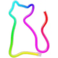Forever Light Chat néon LED RGB + télécommande |