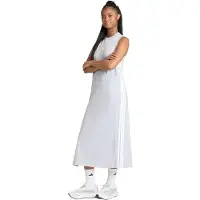Adidas Robe de sport 'Essentials' gris argenté / blanc