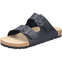 Rieker Chaussons de marche pour hommes , couleur noire, pour les loisirs