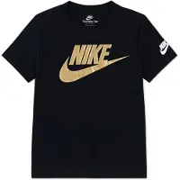 Nike T-Shirt 'FUTURA EVERGREEN' or / noir / blanc