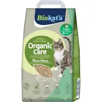Biokats 3,2 kg (8 L) Organic Care Fibres Végétales Fresh Litière pour chat