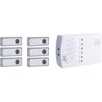 M-E Modern-Electronics modern-electronics FRS-106.1 Sonnette sans fil Système d'appel sans fil (FRS-106.1)