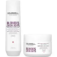 Goldwell DS B&H Shampooing anti-jaunissement 250 ml + Traitement 60 sec 200 ml
