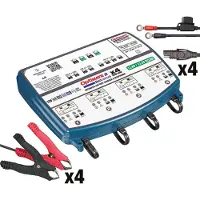 TecMate Optimate 2 Duo X4 Bank 12v Tm574 Charger Clair