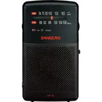 Sangean sr-35 blanc/radio de poche fm/am/haut-parleur intégré/prise casque