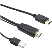 Lindy 41426 2m HDMI an DisplayPort Adapterkabel