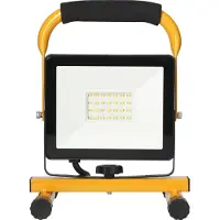 ORNO Lampe de travail sur trépied 30W IP65, 2400 lm, blanc neutre 4000K, portable