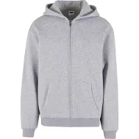 Urban Classics Tb7284 Full Zip Sweatshirt Gris 5XL Homme