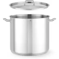 Hendi Casserole haute avec couvercle, , gamme Cuisine, 32 L, 360 x (H) 320 mm