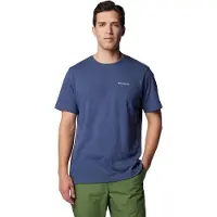 Columbia Thistletown Hills Short Sleeve T-shirt Bleu M Homme