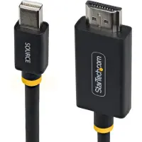 StarTech.com - Câble adaptateur - Mini DisplayPort mâle pour HDMI mâle - 1 m - noir - actif, support pour 4K60Hz