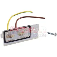 METZGER Feu de plaque d'immatriculation gauche C5W transparent avec ampoule pour AUDI A6, entre autres
