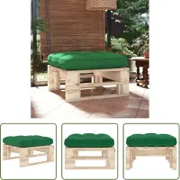 The Living Store Tabouret de jardin en palette Bois de pin imprégné