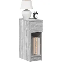 vidaXL Tables de chevet avec tiroir 2 pcs sonoma gris 20x36x60 cm
