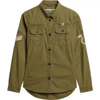 Superdry Chemisier écru / kaki