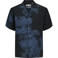 Jack & Jones 12257405 Jeff Rotary Aop Resort Short Sleeve Shirt Bleu M Homme