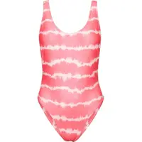 Superdry Code Tie Dye Swimsuit Rose S Femme