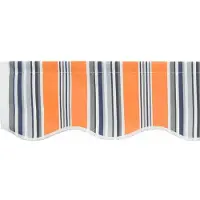 vidaXL Jupe de store de rechange multicolore 2,5 m en polyester