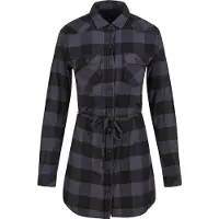 Brandit Chemisier gris foncé / noir