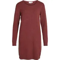 Vila Ril 14042768 Long Sleeve Dress Marron XS Femme