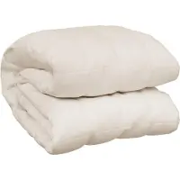vidaXL Couverture lestée Crème clair 150x200 cm 11 kg Tissu